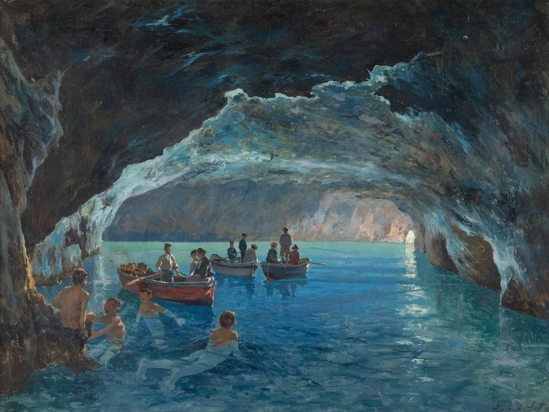 1844-Antonino Leto - La grotta azzurra